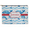Dolphins Zipper Pouch Large (Front)