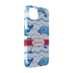 Dolphins iPhone Case - Plastic - iPhone 14 (Personalized)
