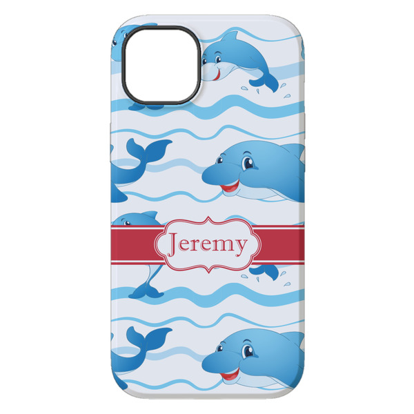 Dolphins iPhone 14 Plus Tough Case - Back