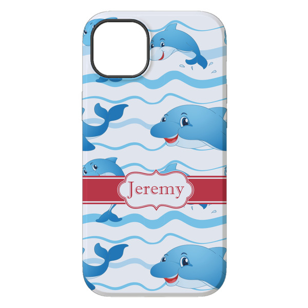 Dolphins iPhone 14 Pro Max Tough Case - Back