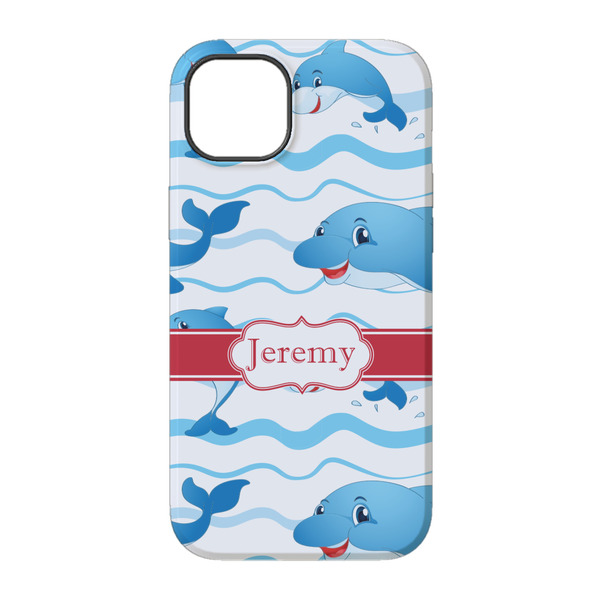 Dolphins iPhone 14 Tough Case - Back