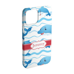 Dolphins iPhone Case - Plastic - iPhone 15 (Personalized)