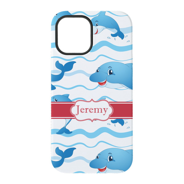 Dolphins iPhone 15 Tough Case - Back