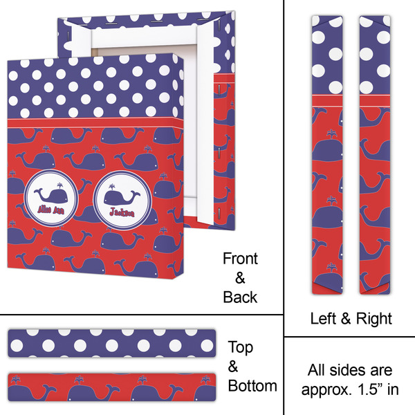 Whale 11x14 - Canvas Print - Approval