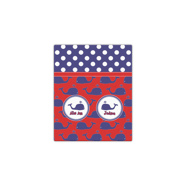 Whale 11x14 - Canvas Print - Front View