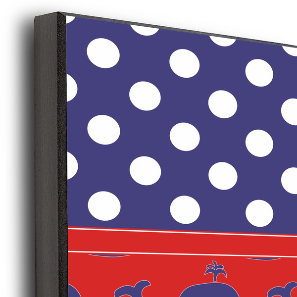 Whale 11x14 Wood Print - Closeup