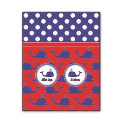 Whale Wood Print - 11x14 (Personalized)
