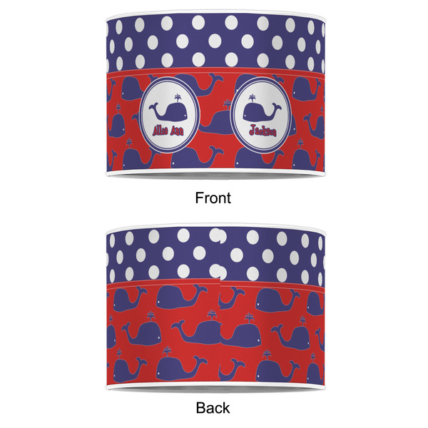 Whale 12" Drum Lampshade - APPROVAL (Poly Film)