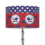 Whale 12" Drum Lamp Shade - Fabric (Personalized)