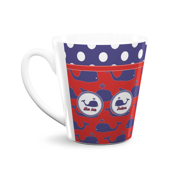 Whale 12 Oz Latte Mug - Front