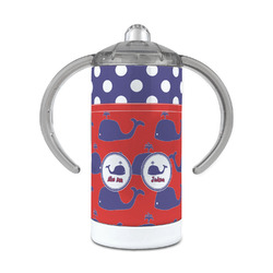 Whale 12 oz Stainless Steel Sippy Cup (Personalized)