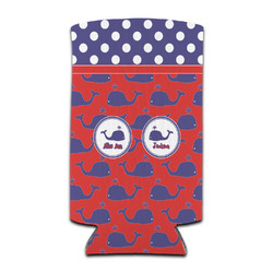 Whale Can Cooler (tall 12 oz) (Personalized)