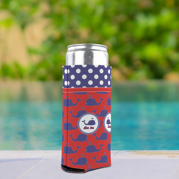 Whale Can Cooler - Tall 12oz - In Context