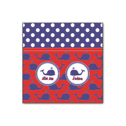 Whale Wood Print - 12x12 (Personalized)