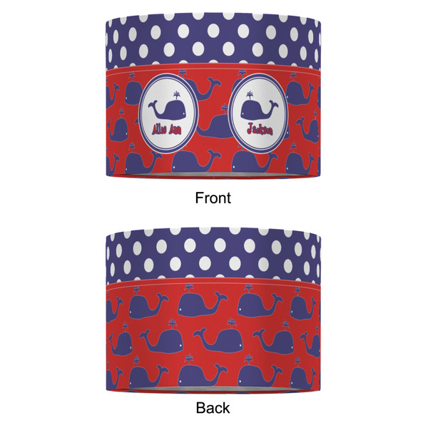 Whale 16" Drum Lampshade - APPROVAL (Fabric)