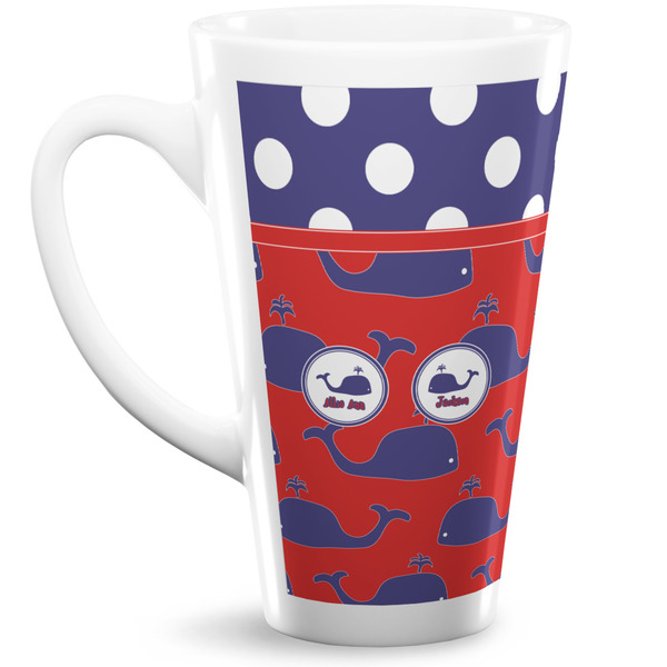 Custom Whale 16 Oz Latte Mug (Personalized)