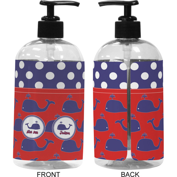 Whale 16 oz Plastic Liquid Dispenser (Approval) - Black