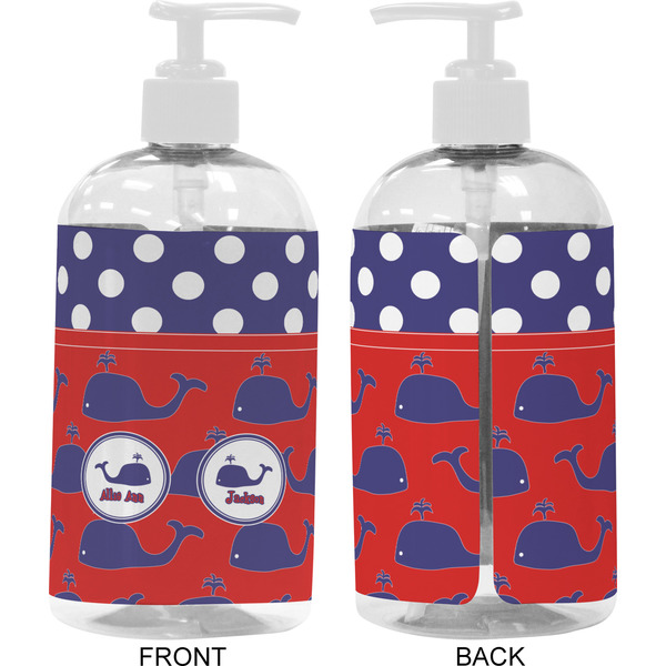 Whale 16 oz Plastic Liquid Dispenser- Approval- White