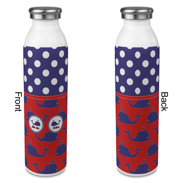 Whale 20oz Water Bottles - Full Print - Approval