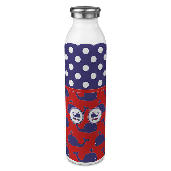 Custom Whale 20oz Stainless Steel Water Bottle - Full Print (Personalized)