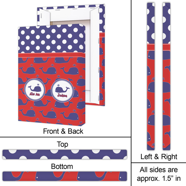 Whale 20x30 - Canvas Print - Approval