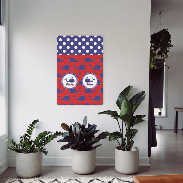 Whale 20x30 - Canvas Print - In Context