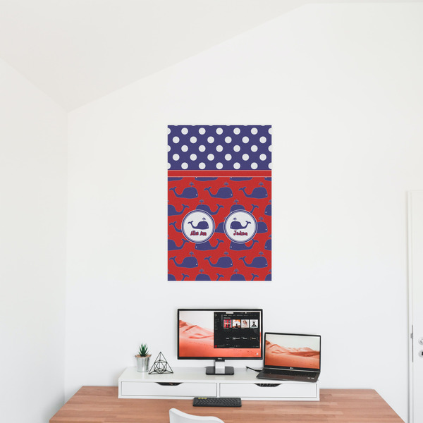 Whale 20x30 - Matte Poster - On the Wall