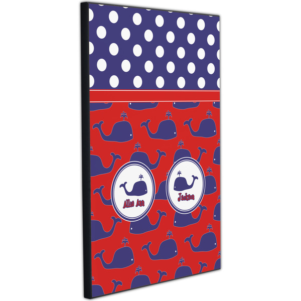 Whale 20x30 Wood Print - Angle View