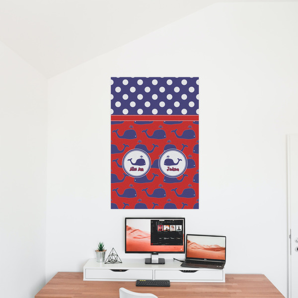 Whale 24x36 - Matte Poster - On the Wall