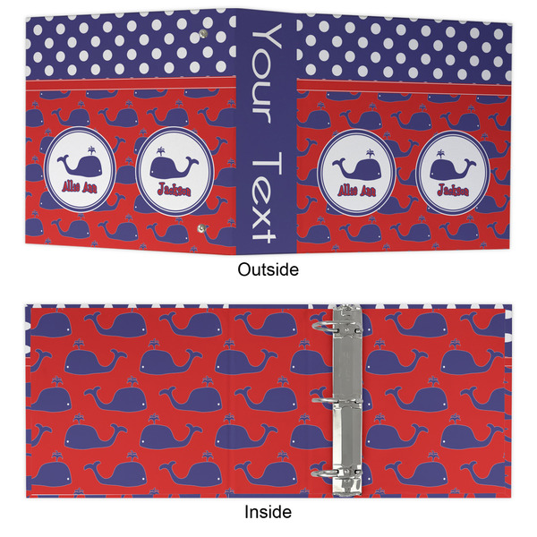 Whale 3 Ring Binders - Full Wrap - 3" - APPROVAL