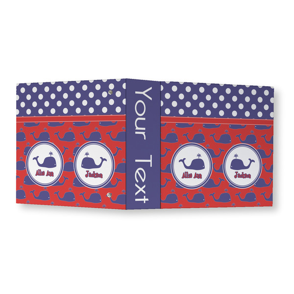 Whale 3 Ring Binders - Full Wrap - 3" - OPEN OUTSIDE