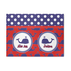 Whale 5' x 7' Indoor Area Rug (Personalized)