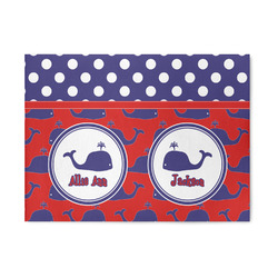 Whale 5' x 7' Patio Rug (Personalized)