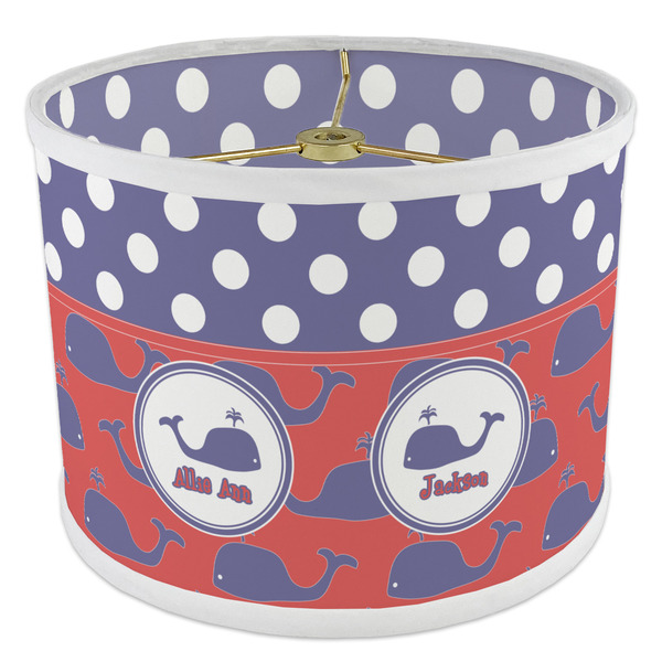 Whale 8" Drum Lampshade - ANGLE Poly-Film