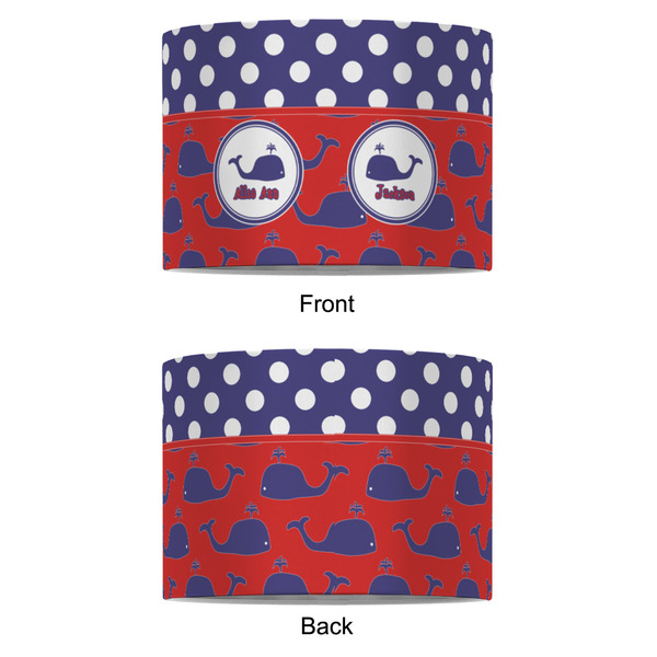 Whale 8" Drum Lampshade - APPROVAL (Fabric)