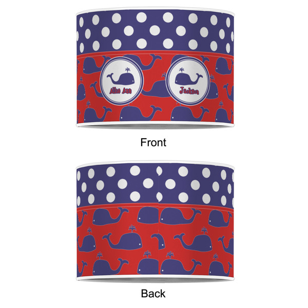 Whale 8" Drum Lampshade - APPROVAL (Poly Film)