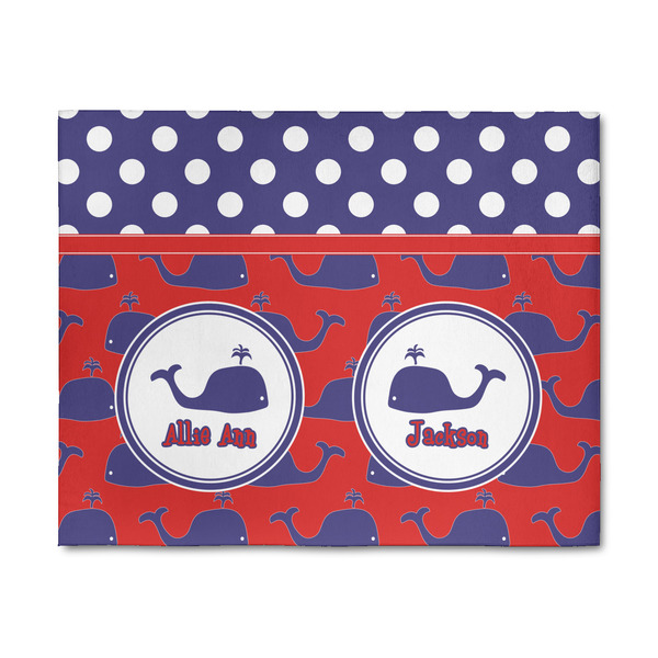 Custom Whale 8' x 10' Indoor Area Rug (Personalized)