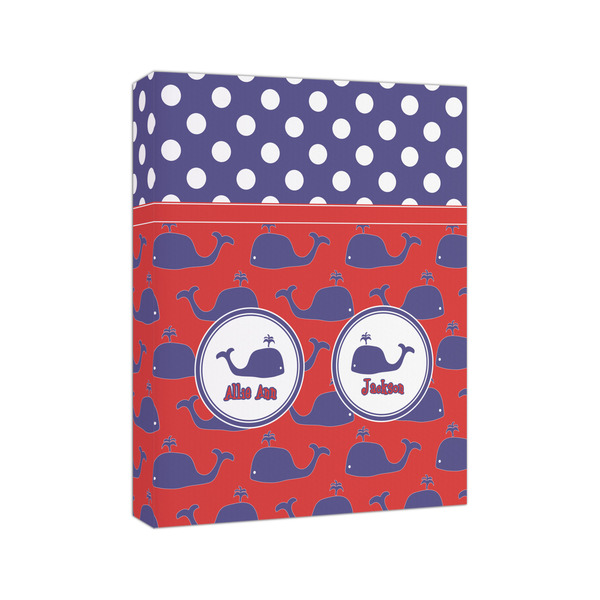 Whale 8x10 - Canvas Print - Angled View