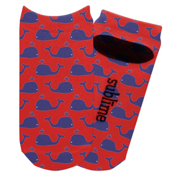 Custom Whale Adult Ankle Socks