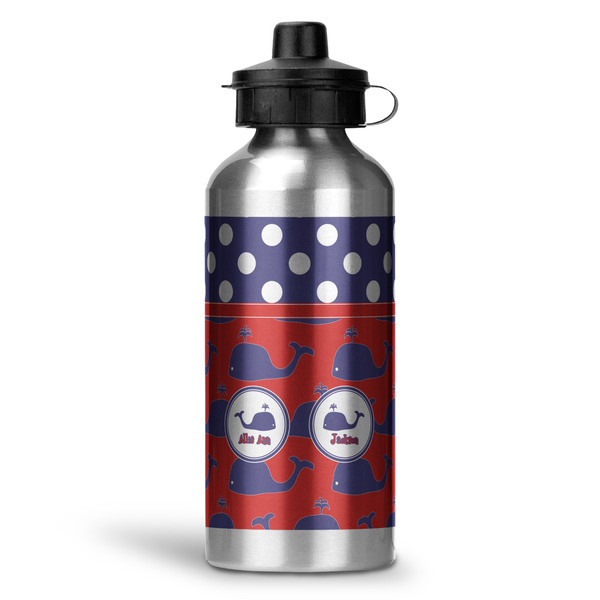 Custom Whale Water Bottle - Aluminum - 20 oz (Personalized)