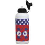 Whale Water Bottles - Aluminum - 20 oz - White (Personalized)