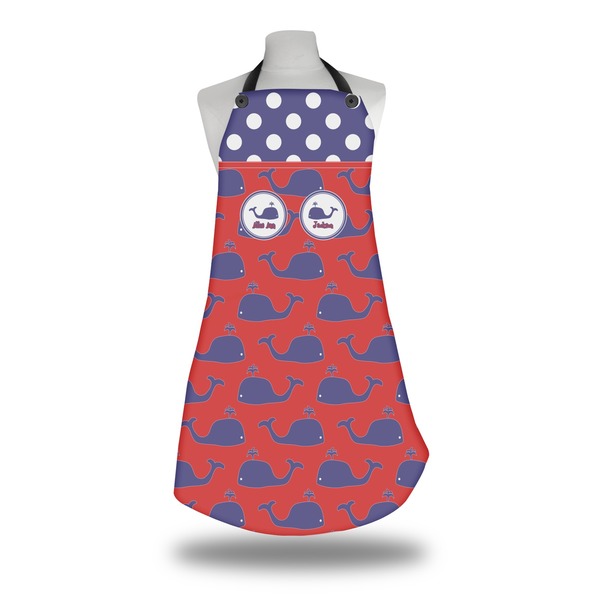 Whale Apron on Mannequin