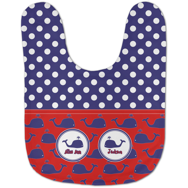 Whale Baby Bib - AFT flat