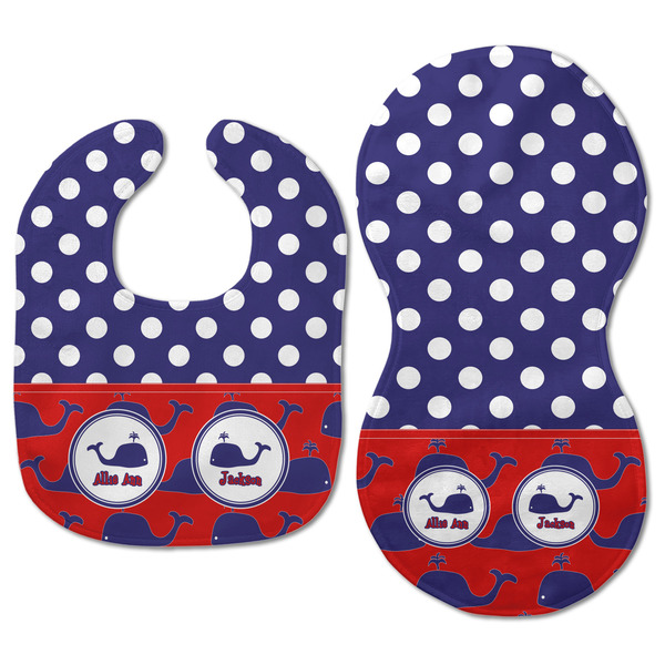 Whale Baby Bib & Burp Set - Approval (new bib & burp)
