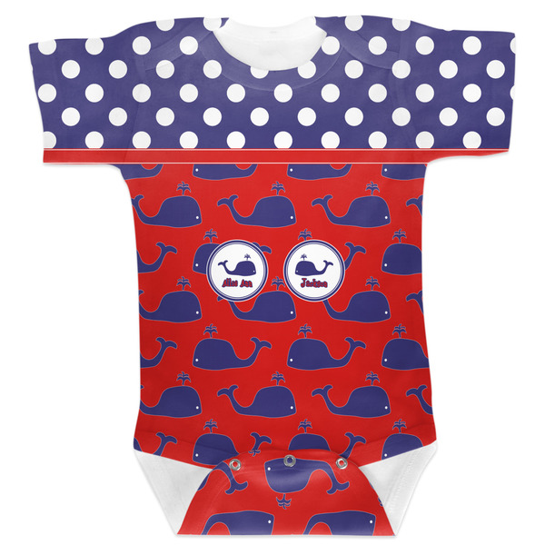 Custom Whale Baby Bodysuit (Personalized)