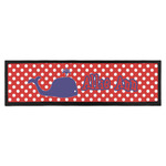 Whale Bar Mat - Large (Personalized)