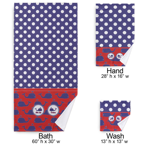 Whale Bath Towel Sets - 3-piece - Approval