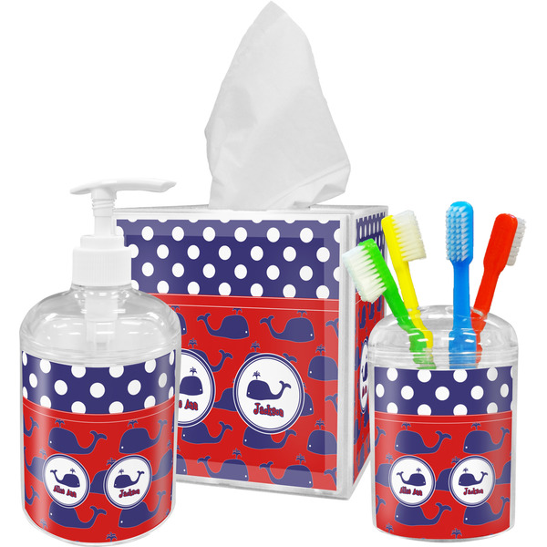 Whale Bathroom Accessories Set (Personalized)