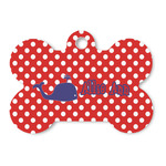 Whale Bone Shaped Dog ID Tag (Personalized)