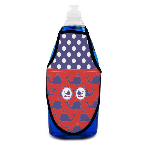 Whale Bottle Apron - Soap - FRONT